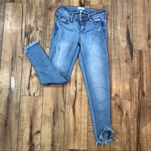 Celebrity Pink Frayed Hem Jeans